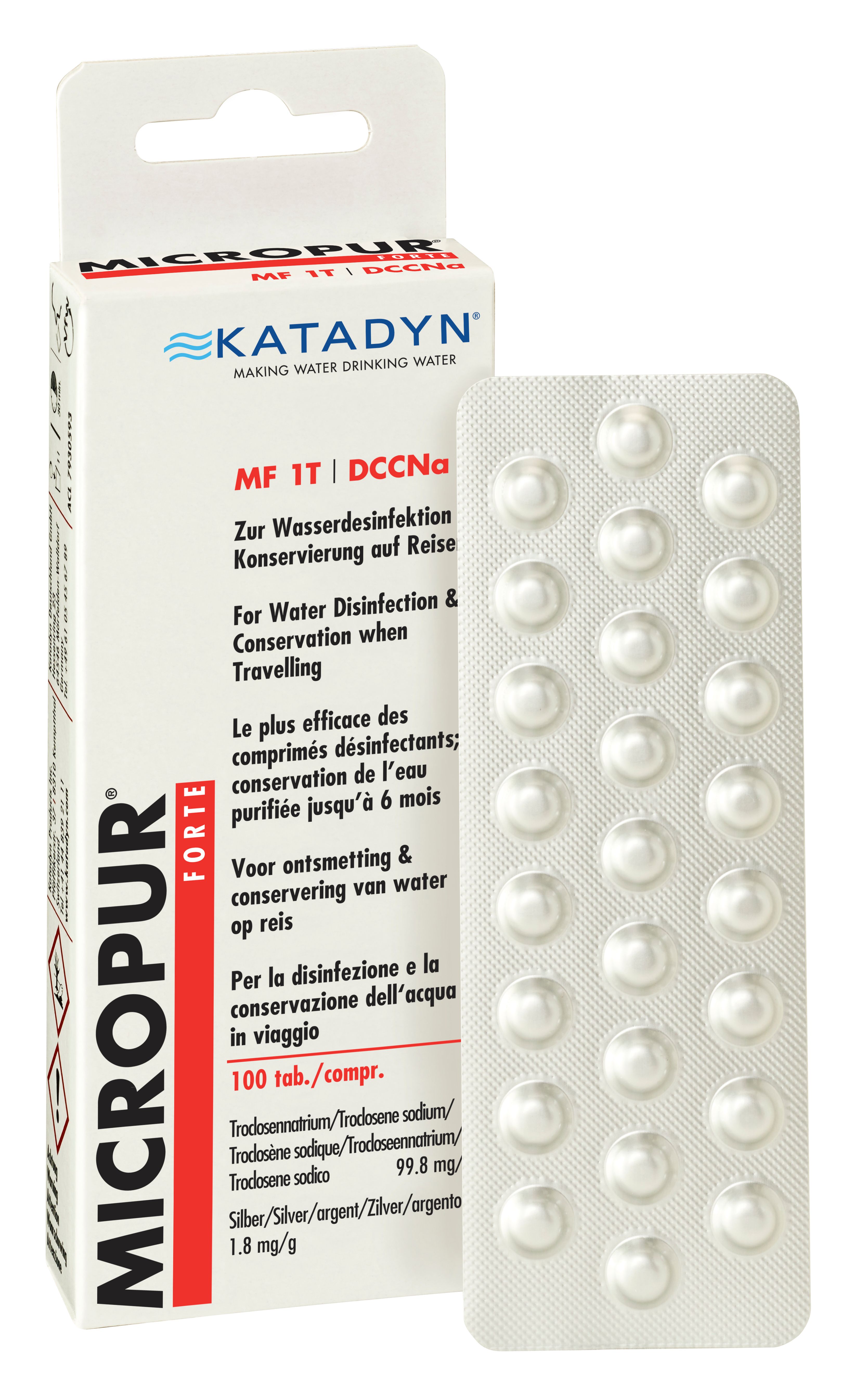 Tablettes KATADYN Micropur Forte MT1