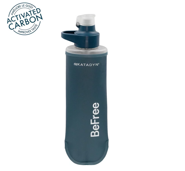 Gourde souple BeFree 0.5l charbon actif