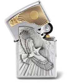 ZIPPO Aigle et soleil